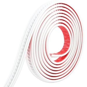 Gaahing Peel and Stick Wall Trim, Self-Adhesive Crown Molding for Mirror Frame Cabinet Tile Edge Home Decor, 16.4ft x 1.2in (White)