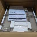 Kitstorack Plastic Under Bed Storage Containers,2 Pack Underbed Storage with Wheels,Foldable and Stackable Under Bed Organizer,Moisture and Dust-proof Storage Boxes for Clothes Shoes,13.6 Gal