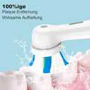 Replacement Heads Compatible with Oral b iO 2/3/4/5/6/7/8/9/10 Series Electric Toothbrush, 8 PCS Brush Heads Compatible with Oral B IO for Teeth Cleaning (Black/White) 9 Pcs