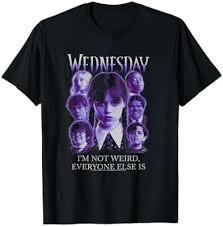 Wednesday I'm Not Weird Everyone Else Is Quote Comfort Colors Adult Heavyweight T-shirt Small