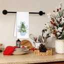 Christmas Chinoiserie Kitchen Towels Decor,Blue Bow Oyster Christmas Tree Towels Gifts,Blue Christmas Hand Towels for Bathroom Kitchen,Grandmillennial Decor,16x24 Inches