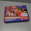 41-Piece Joy Forest Wooden Track Set with Electric Train for Toddlers & Preschoolers Aged 3 and up  Motorized Railway Engine, Bridge & Helicopter | Compatible with Brio & Thomas