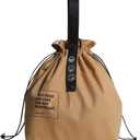 Canvas Drawstring Lunch Bag Insulated Lunch Tote Japanese Style Bento Tote Bag Reusable Lunch Bag Insulated Handbag Tote bag with Handle and Drawstring Closure for Women Work Picnic or Travel(YELLOW)