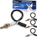 4Pcs 15717 Oxygen O2 Sensor Upstream Downstream Fit for Ford F-150 F250 F350 Ranger Escape Explorer Mustang Foucs Expedition Mazda Lincoln Jaguar Mercury Aston Martin 15716 15718