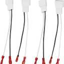 4 PCS Door Speaker Wiring Harness 72-8104 Audio Speaker Wire Cable Compatible with Camry Corolla Tundra Pontiac Speakers Adapter Connector Plug Easy to Install for Car Speaker Replacement