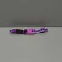 Flashseen LED Dog Collar, Light Up Dog Collar Light USB Rechargeable, Adjustable Comfortable Soft Mesh Safety Collar for  Large Dogs(Large, Purple)