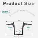 MoKitDora Sportster Dyna Softail 12" Rise Ape Hangers Handlebar Meathook Bars 1-1/4" Fat 1" Clamp for Harley XL 883/1200,1994-up Road King & 1998-2013 Road Glide, Black