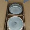 GBHOME Ceramic Dinnerware Sets for 6, 18 Pieces Stoneware Plates and Bowls Sets, Reactive Glaze Stackable Dish Set -Scratch Resistant, Dishwasher & Microwave Safe (Green Wheat)