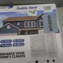 2-Pack 20"x20" Gable Vents Premium Aluminum Vents for Attic, Garage, or Exterior Wall Use 18"x18" Vent Opening for Smooth Air Exchange