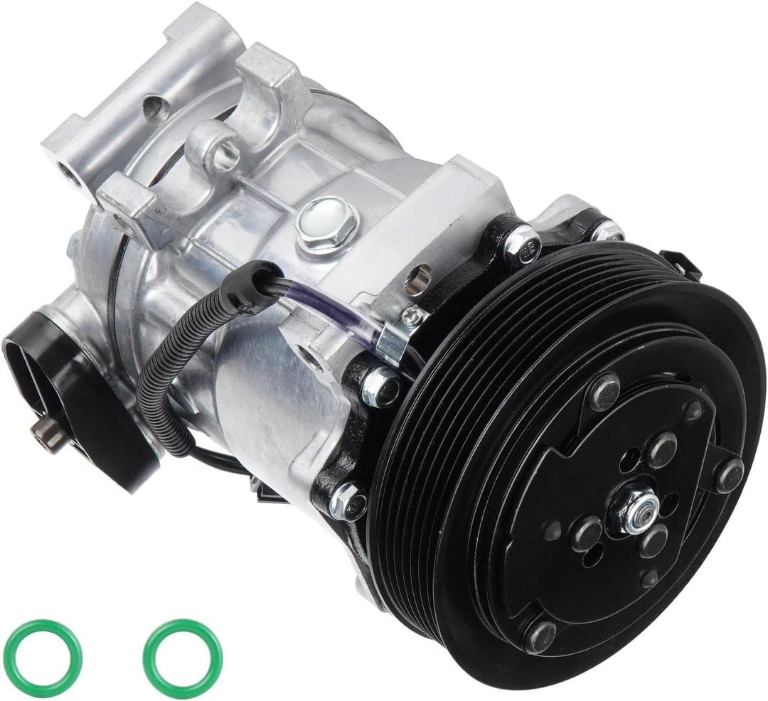 Air Conditioning Compressor & A/C Clutch for Dodge Ram 1500 1996-2002, for Ram 2500 & Ram 3500 1994-1996, for Durango 1998-2001, Dakota 1996-2001, for Ramcharger 99-01 3.9L 5.2L 5.9L 8.0L, CO 4785C