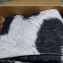 Cowhide Rug Area Rugs for Living Room, 8x10 Cow Print Rug Machine Washable for Bedroom Dining Room Western Home Decor Non-Slip Low Pile Indoor Floor Carpet