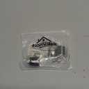 HOMOTEK 2 Pack Drive in Ball Catch with Strike Plate for Closet Doors, Satin Nickel, 13/ 16" x 1-1/ 8", Die-cast, Adjustable Tension Ball