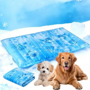 Dog Cooling Mat 2.0, Universal Pet Cooling Pad, Double-Sided Durable Water-Resistant, Portable and Easy to Clean, Suitable for All Pets, Keep Your Pet Cool Indoors and Outdoors (47.5" x 29.5")
