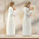 New Mom Birthday Gift for Women, Sculpted Hand-Painted Mom and Baby Child Figures Statues,Thanksgiving/Christmas Mama Gifts Figurine