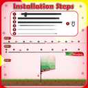 Christmas Tree Feather Flag 7 ft Christmas Swooper Flag Banner with Pole Set 5 Pcs Xmas Double-sided Yard Store Signs 16 x 12 Inch Waterproof Corrugated Plastic Reusable for Outdoor Business