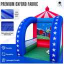 Inflatable Carnival Games — 6.5×6.5×9FT, Built-in Blower, Quick-Inflate — Football Target (Quick-Inflate Outdoor & Indoor Football Game for Backyard Parties, Team Challenges & Event Fun)