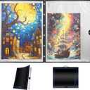 ALL4JIG Extra Large Puzzle Binder  Space-Saving Storage Folder for 5001000 Piece Puzzle Collection, Holds 20 Puzzles, HD Film Pockets, Birthday Gift for Mom & Grandma (Medium)