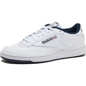 Reebok Club C 85 Mens Tennis Shoes, Casual Fashion White Sneakers for Men 7.5 US