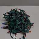 PREXTEX Christmas String Lights with Green Wire - 100 Count, 20 Ft Multicolored Christmas Tree Lights for Xmas Decorations Indoor and Outdoor - Incandescent String Light for Patios, Fences, Holidays