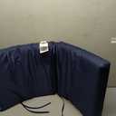 Arden Outdoor Midback Chair Cushion, 18 x 16.5, Sapphire Blue Leala, 16.5"D x 18"W x 3.5"H