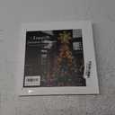 YEAHOME Christmas Tree Topper, Gold Glittered Hollow 7-Point Star Tree Topper, Lighted Wire Star with 20 LED Lights for Christmas Treetop, Xmas Tree Topper with Timer, Christmas Tree Decorations