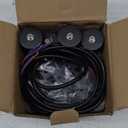 12W RGBW Color Changing Landscape Lights - Low Voltage LED Landscape Lighting, Remote Control Spotlight Outdoor Waterproof Garden Pathway Halloween Christmas Spot Lights, 4 Pack with Connector