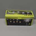 Alpine Corporation 33" Tall Solar 3D Snowflake Garden Lawn Stakes with LED Lights, Set of 4 Outdoor Christmas Holiday Decor, White