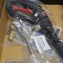 Pressure Washer Gun with Power Wash Extension Wand 4000PSI, 5 Sprayer Nozzle Tips, Pressure Washer Adapter Set Quick Connect Kit, High Pressure Washer Accessories Black (Long)