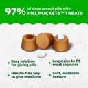 2 x Greenies Pill Pockets for Dogs Small Size, Tablet Pill Treats for Dogs, Peanut Butter Flavor, 3.2 oz. Pouch (EXP 04/25/27)