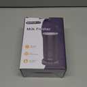 SIMPLETASTE Milk Frother, 4-in-1 Electric Milk Frother and Steamer, Automatic Warm and Cold Foam Maker and Milk Warmer for Latte, Cappuccinos, Dark Blue (Medium)