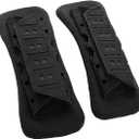 2 Pcs Tactical Vest Shoulder Strap Pads Backpack Breathable Mesh Cushion Pad (Black)