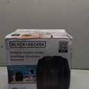 BLACK+DECKER Personal Ceramic Heater, Space Heater for Office Desk, Home Office & Personal Use Desk, 2 Heat & Fan Only Settings, Adjustable Thermostat, BHDC201, Black
