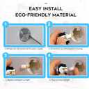 New Upgraded WR55X11132 GE Refrigerator Light Replacement Led Compatible WR55X25754 WR55X26486 WR55X30602 EAP12172918 4590213 AP6261806 PS12172918, No-Include Plastic Cover, 2PCS IN One