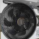 Outdoor Fans for Patios,Cordless Outdoor Fan with Light and Remote,Pedestal to Tabletop & Hanging,Battery Operated Rechargeable Fan,12" Oscillating Fan For Quiet,8 Speeds,Timer,Gazebo,Deck,Porch,Brown