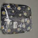 Lunch Box Girls Insulated Lunch Bag for Kids, Black Daisy Flower | Reusable Lunchbox, Lunch Tote Bag, Water Bottle Holder, Leak-Proof Lining, Lightweight, Portable, For School Office Picnic