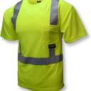 Radians ST11B Type R Class 2 Short Sleeve Black Bottom T-Shirt - Orange/Black - Size 2X (XXL)