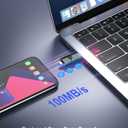 RAOYI 512GB USB C Flash Drive 2 in 1 Type C + USB 3.0 Flash Drive Dual OTG Retractable Type-C Thumb Drive Portable Memory Stick for iPhone 17/16/15 iPad Pro Android Smartphone Tablet PC (Black)