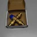 Hydro Master Thermostatic Mixing Valve, LF Brass Construction, Temperature Control, 3/4 Inch Sweat