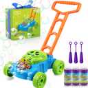 Lydaz Bubble Lawn Mower for Toddlers 1-3, Kids Bubble Machine for 1-Year-Old Boys Toy Gifts, Gardening Easter Basket Stuffers Birthday Toys, Push Summer Outdoor Toys for Preschool Baby Boys Age 1 2 3