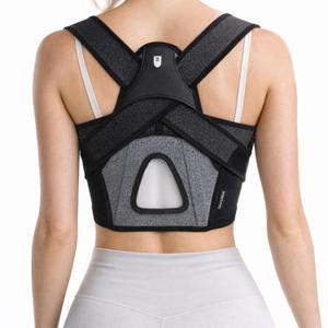 Posture Corrector for Women, Adjustable Upper-Back Brace for Shoulder & Upper-Back Pain Relief - Aesthetically Designed & Breathable Back Straightener, Helps Improve Rounded Shoulders, Slouching & Poor Posture, Discreet Under Clothes, One Size