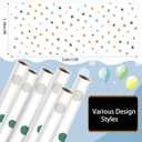 6 Rolls Polka Dot Bulletin Board Paper Roll 4 x 12 ft Fade Resistant Paper Colored Background Roll Bulk for Art Classroom Decor Drawing Craft(Funny)