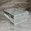 Pull Out Closet Drawer for Clothes | Sliding Wire Basket for Wardrobe Cabinets | Roll Out Storage Organizer | Side Mounting | for Home, Kitchen,Pantry
