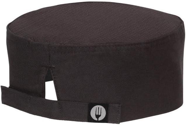 Chef Works Unisex Chef Beanie (Small-Medium, Black)
