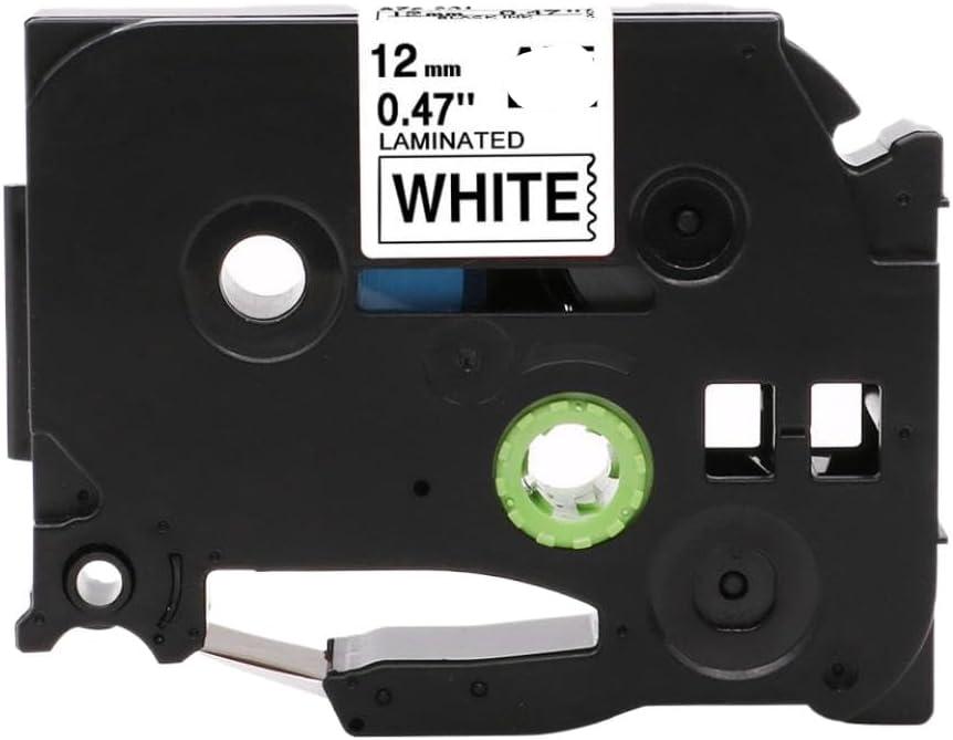 12 mm Compatible Label Tape Cassette Laminated Tape for 210 220 Label Printer Machine