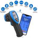 Digital Infrared Thermometer Gun, Kethvoz Dual Laser 30:1 Infrared Thermometer Gun Measure Temp -58~2732, Industrial Pyrometer for Cooking Grilling Pizza Oven HVAC 1500APP