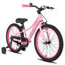 JOYSTAR 20 Inch Girls Bike with Training Wheels for 5-9 Years Old Children 20" Kids Bikes Kids Mountain Bicycle for Early Rider Kids' Bicycles Pink