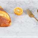 Natural Carrara White Marble Pastry and Cutting Board, 12x20x0.6 Inch, Heavy for Dough Chocolate, Pack of 1