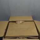 BURVAGY 16x6x12 Inch 100 Pcs Large Kraft Paper Bags with Handles Bulk, Brown Gift Kraft Shopping Bags for Small Business Boutique Retail Grocery