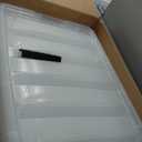 IRIS USA 54 Qt Stackable Plastic Storage Bins with Lids, 6 Pack - BPA-Free, Made in USA - See-Through Organizing Solution, Latches, Durable Nestable Containers, Secure Pull Handle - Clear