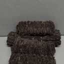 Set of 4 Dark Brown Decorative Throw Pillow Covers 18x18 Inch Corduroy Pillow Covers for Bed Couch Sofa Living Room Soft Square Cushion Cases